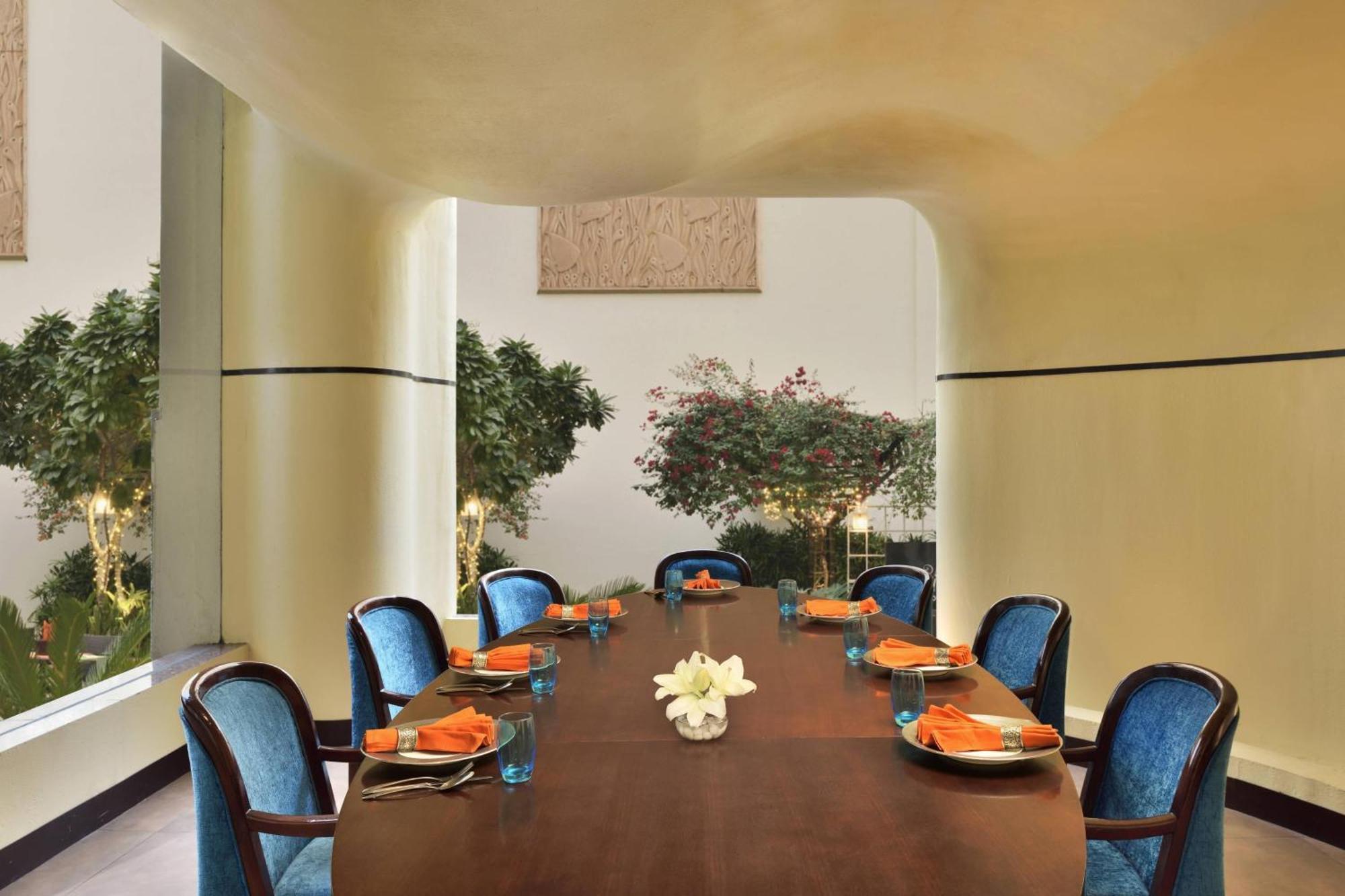 Jaipur Marriott Hotel Zewnętrze zdjęcie The restaurant